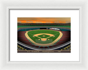 D.C. Stadium 1962 - Framed Print