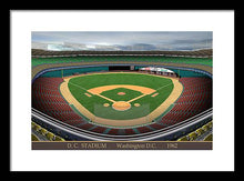 Load image into Gallery viewer, DC Stadium 1962 - Framed Print
