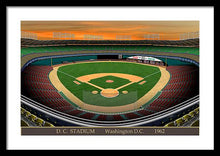 Load image into Gallery viewer, D.C. Stadium 1962 - Framed Print
