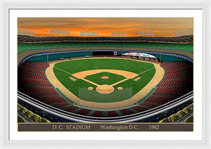 D.C. Stadium 1962 - Framed Print