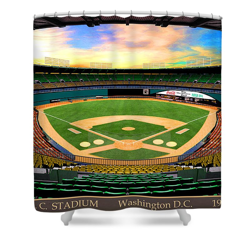 D.C. Stadium 1962 - Shower Curtain