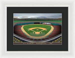 DC Stadium 1962 - Framed Print