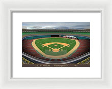 Load image into Gallery viewer, DC Stadium 1962 - Framed Print
