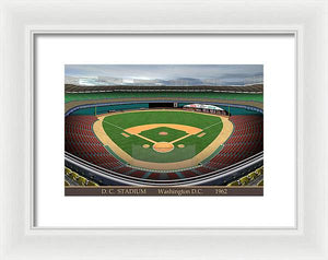 DC Stadium 1962 - Framed Print