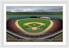 Load image into Gallery viewer, DC Stadium 1962 - Framed Print
