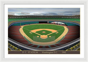 DC Stadium 1962 - Framed Print