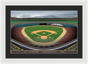 DC Stadium 1962 - Framed Print