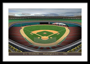 DC Stadium 1962 - Framed Print