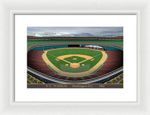 Load image into Gallery viewer, DC Stadium 1962 - Framed Print
