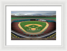 Load image into Gallery viewer, DC Stadium 1962 - Framed Print
