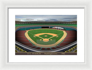 DC Stadium 1962 - Framed Print