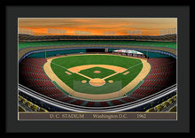 Load image into Gallery viewer, D.C. Stadium 1962 - Framed Print
