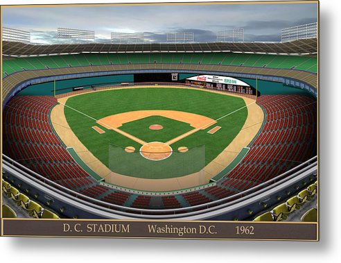 DC Stadium 1962 - Metal Print