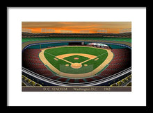 Load image into Gallery viewer, D.C. Stadium 1962 - Framed Print
