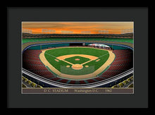 Load image into Gallery viewer, D.C. Stadium 1962 - Framed Print
