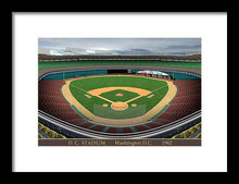 Load image into Gallery viewer, DC Stadium 1962 - Framed Print
