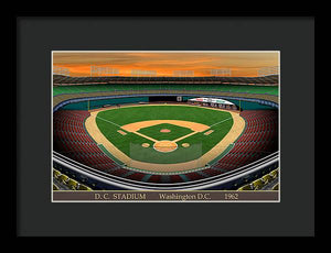 D.C. Stadium 1962 - Framed Print