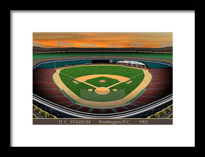 D.C. Stadium 1962 - Framed Print