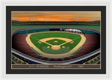 Load image into Gallery viewer, D.C. Stadium 1962 - Framed Print
