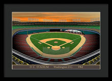 Load image into Gallery viewer, D.C. Stadium 1962 - Framed Print
