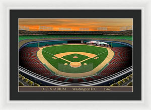 D.C. Stadium 1962 - Framed Print