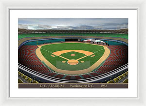 DC Stadium 1962 - Framed Print