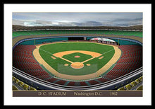 Load image into Gallery viewer, DC Stadium 1962 - Framed Print
