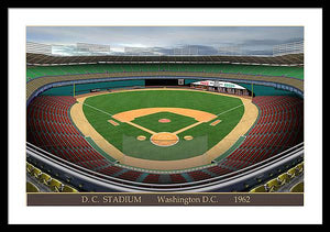 DC Stadium 1962 - Framed Print