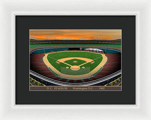 D.C. Stadium 1962 - Framed Print