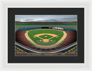 DC Stadium 1962 - Framed Print