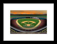 Load image into Gallery viewer, D.C. Stadium 1962 - Framed Print
