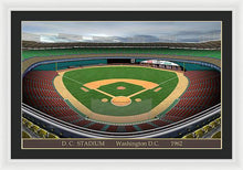 Load image into Gallery viewer, DC Stadium 1962 - Framed Print
