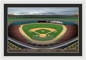 DC Stadium 1962 - Framed Print