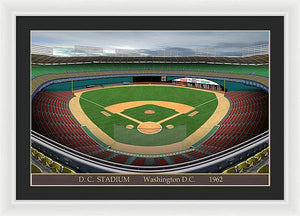 DC Stadium 1962 - Framed Print