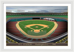 DC Stadium 1962 - Framed Print