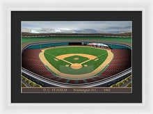 Load image into Gallery viewer, DC Stadium 1962 - Framed Print
