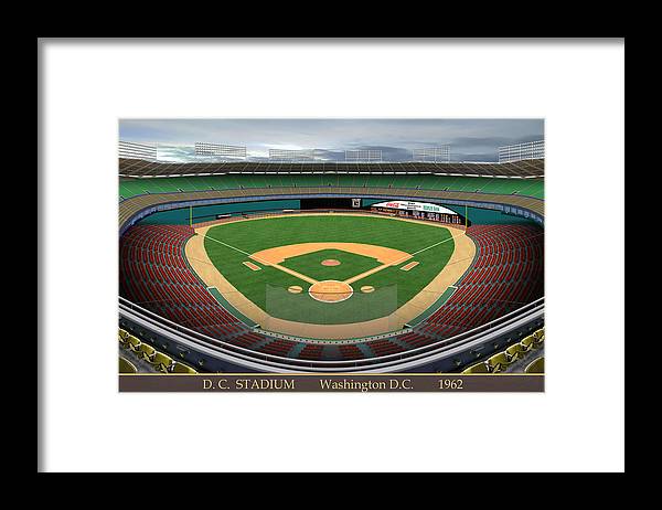 DC Stadium 1962 - Framed Print