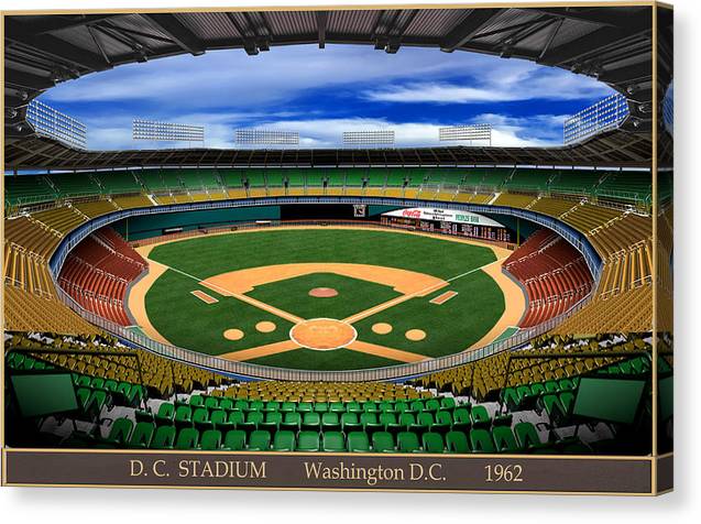 D.C. Stadium 1963 - Canvas Print