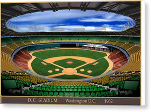 D.C. Stadium 1963 - Canvas Print