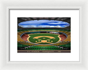 D.C. Stadium 1963 - Framed Print