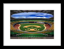 Load image into Gallery viewer, D.C. Stadium 1963 - Framed Print
