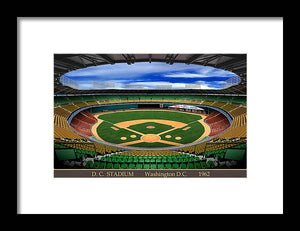 D.C. Stadium 1963 - Framed Print