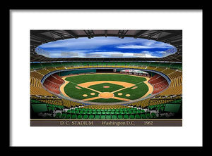 D.C. Stadium 1963 - Framed Print