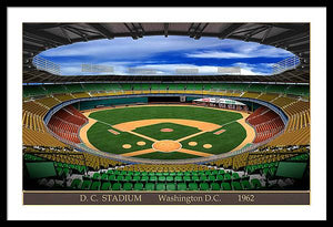 D.C. Stadium 1963 - Framed Print