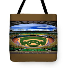 Load image into Gallery viewer, D.C. Stadium 1963 - Tote Bag
