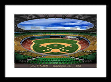 Load image into Gallery viewer, D.C. Stadium 1963 - Framed Print
