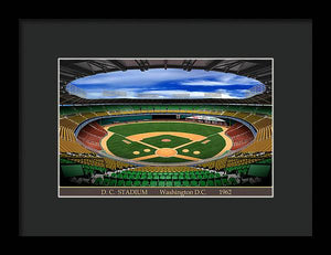 D.C. Stadium 1963 - Framed Print