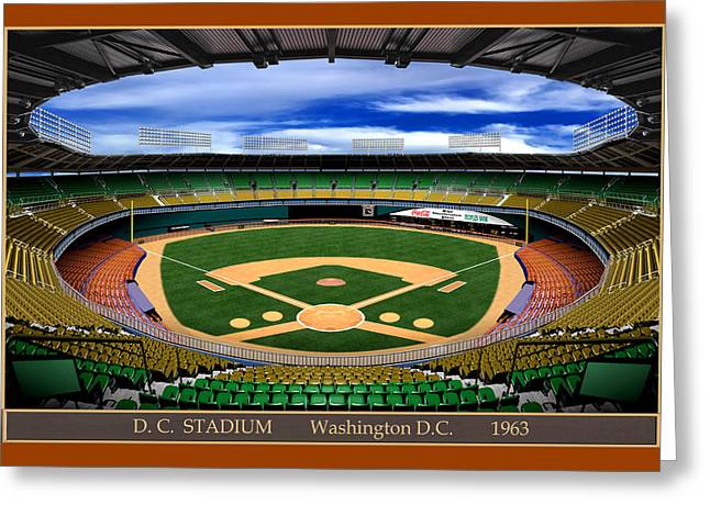 D.C. Stadium 1963 - Greeting Card