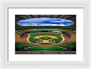 D.C. Stadium 1963 - Framed Print