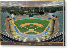 Load image into Gallery viewer, Dodger Stadium 1963 - Canvas Print
